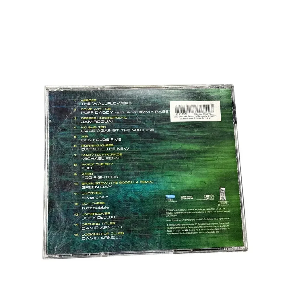 Godzilla: The Album by Original Soundtrack (CD, May-1998, Sony Music